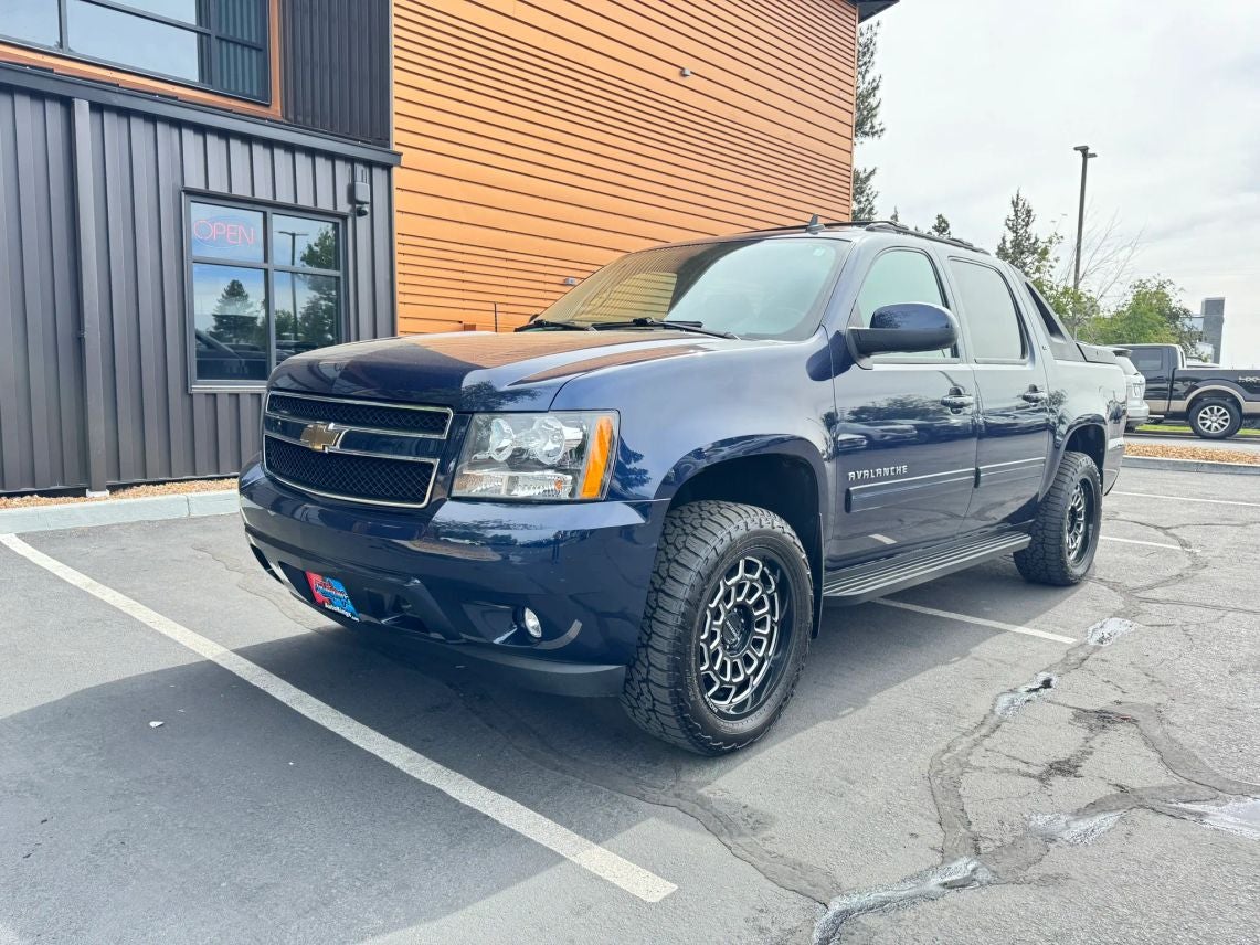 2011 Chevrolet Avalanche 1500 LT LT1 in Imperial Blue Metallic — front three-quarter view