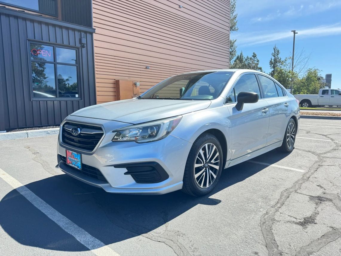 2019 Subaru Legacy 2.5i in Ice Silver Metallic — front three-quarter view