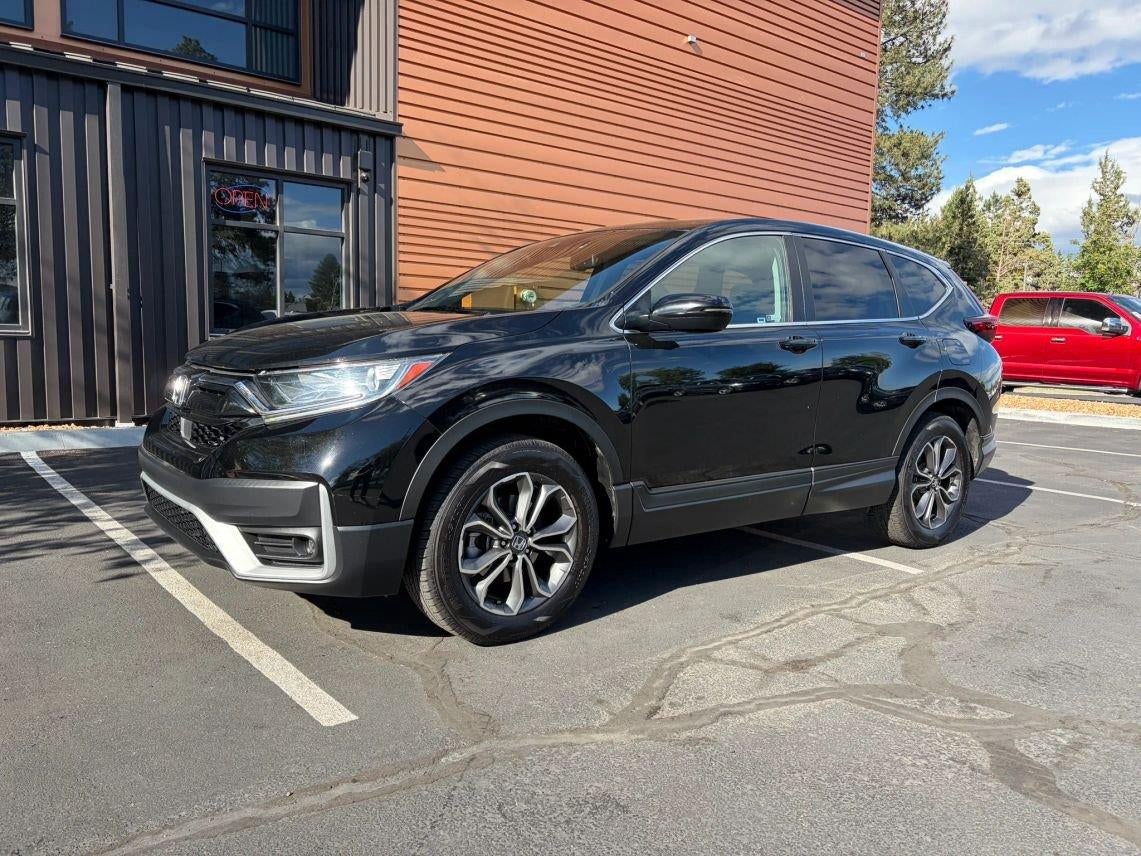 2020 Honda CR-V EX-L in Black — front three-quarter view