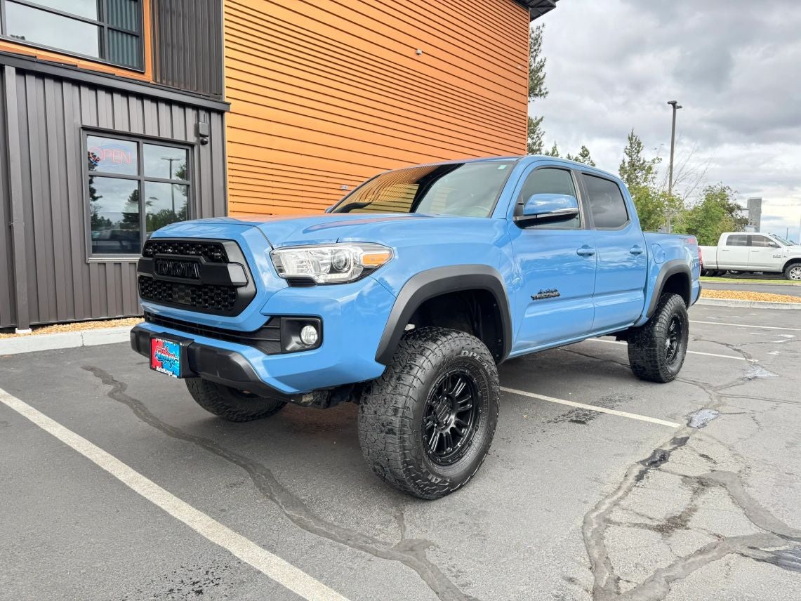 2019 Toyota Tacoma TRD Off-Road V6 in Blue — front three-quarter view