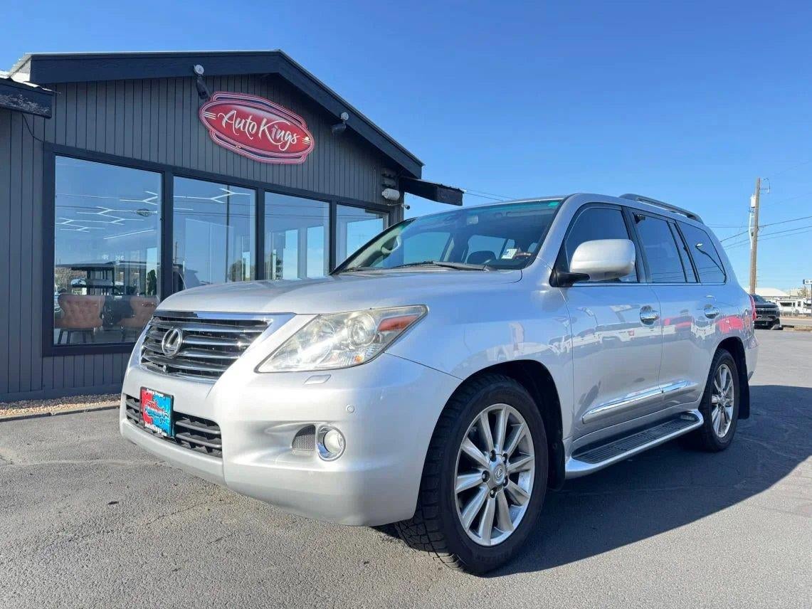 2011 Lexus LX 570 in Mercury Metallic — front three-quarter view
