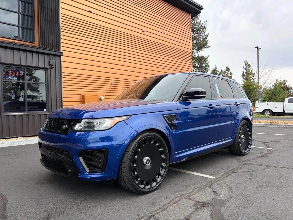 2016 Land Rover Range Rover Sport 5.0L V8 Supercharged SVR in Blue — front three-quarter view